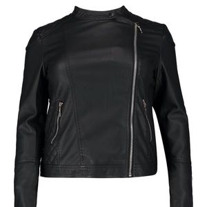 Faux Leather Jacket
